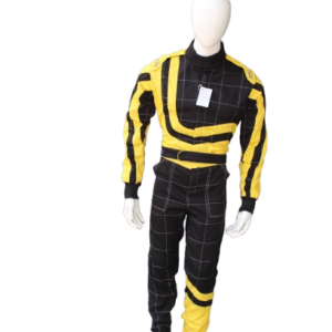 Black yellow karting Suit PMS 0805