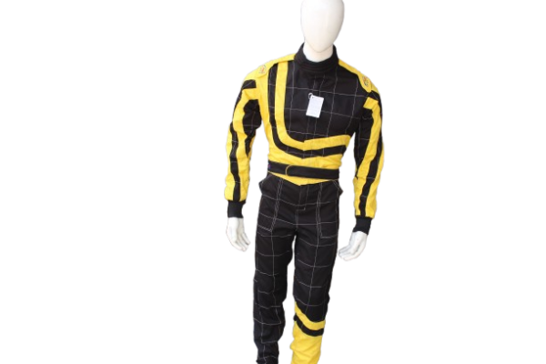Black yellow karting Suit PMS 0805