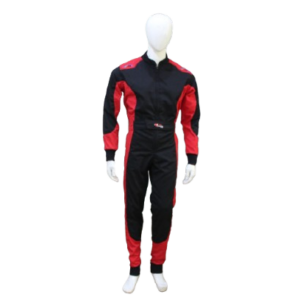 PM red black suit