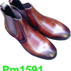 winter brown leather shoes